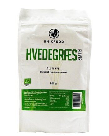 Unikfood Hvedegræs Pulver    200g