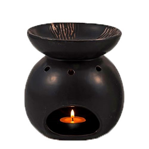 Urtegaarden Duftlampe Keramik Sort 1stk