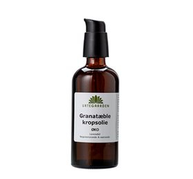Urtegaarden Granatæblekropsolie øko Lavendel 100ml