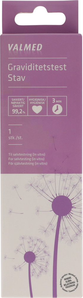 Valmed Graviditetstest   Stk  Stav