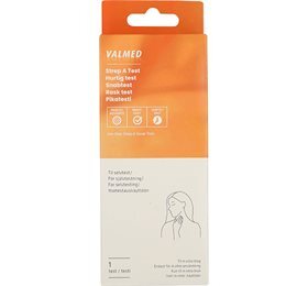 Valmed Strep   Test  Halsbetændelse    Stk