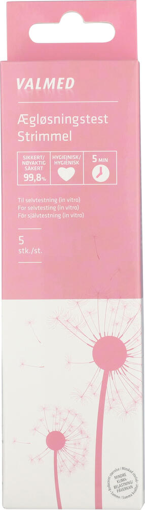 Valmed ægløsningstest   Stk  Strimmel