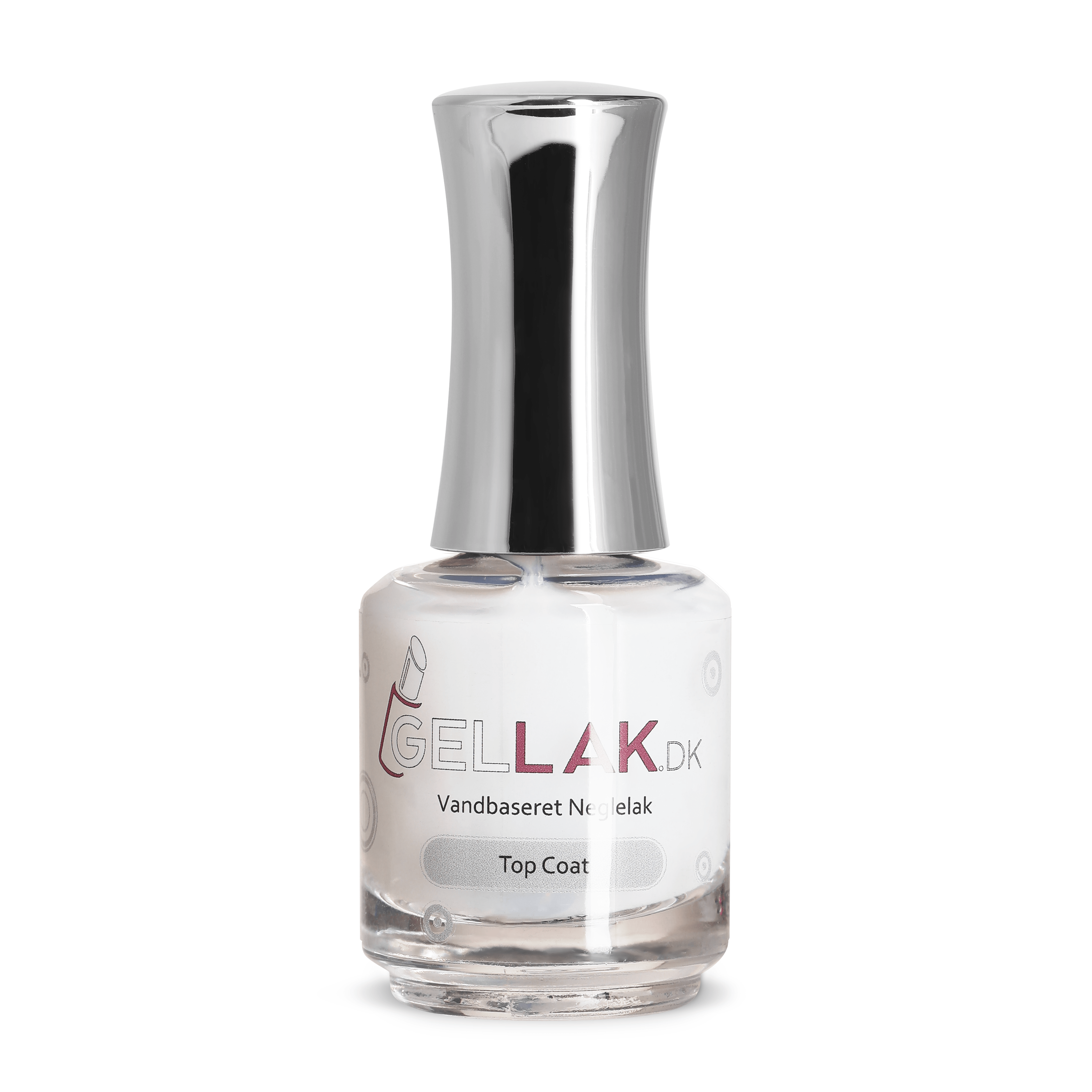 Vandbaseret Neglelak   15 Ml   Top Coat   Gellak Dk