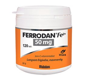 Vitabalans Ferrodan Fe2   50 Mg 120 Tab
