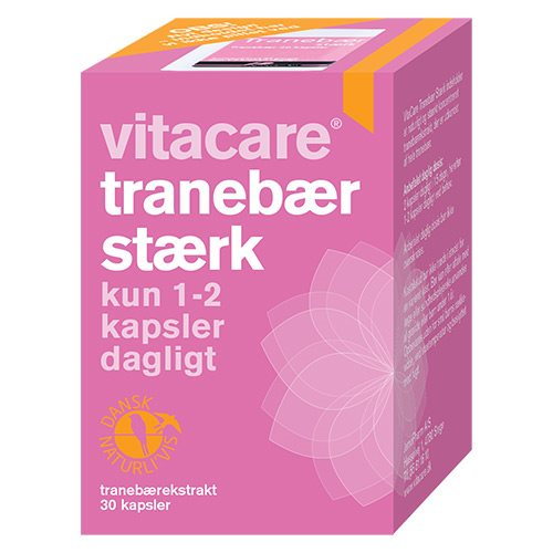 Vitacare Tranebær Stærk Vitacare 30 Kapsler