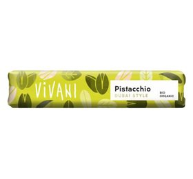 Vivani Mælkechokolade Pistacie Dubai Style   40g