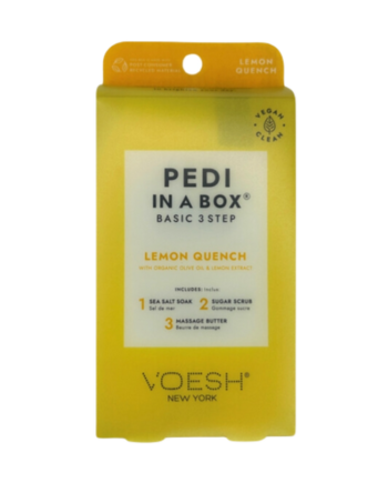 Voesh Pedi In   Box  Lemon Quench