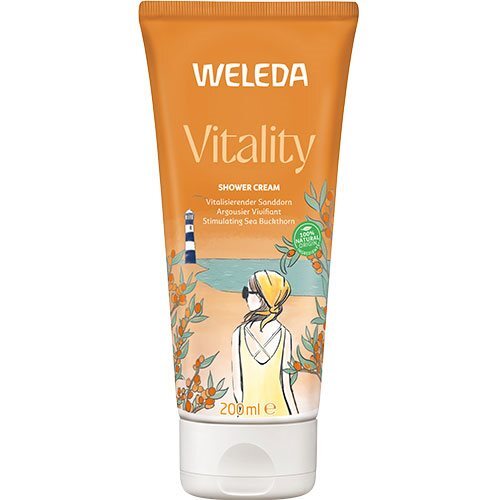Weleda Vitality Shower Cream Sea Buckthorn 200 Ml