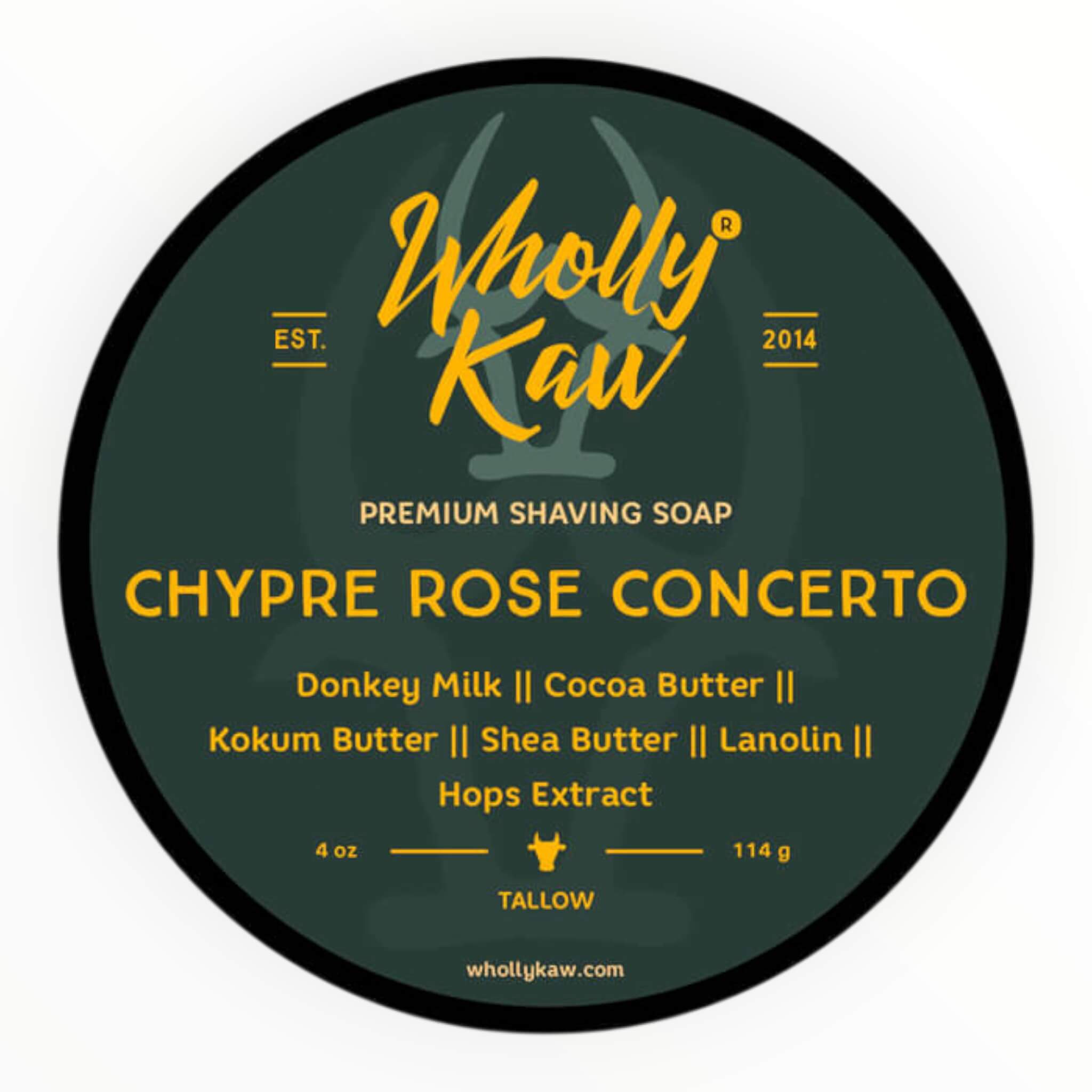 Wholly Kaw Barbersæbe  Chypre Rose Concerto  114