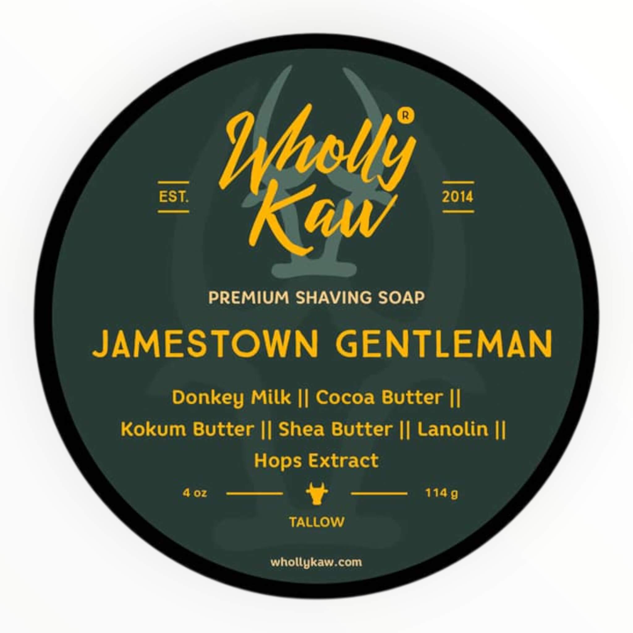 Wholly Kaw Barbersæbe  Jamestown Gentleman  114