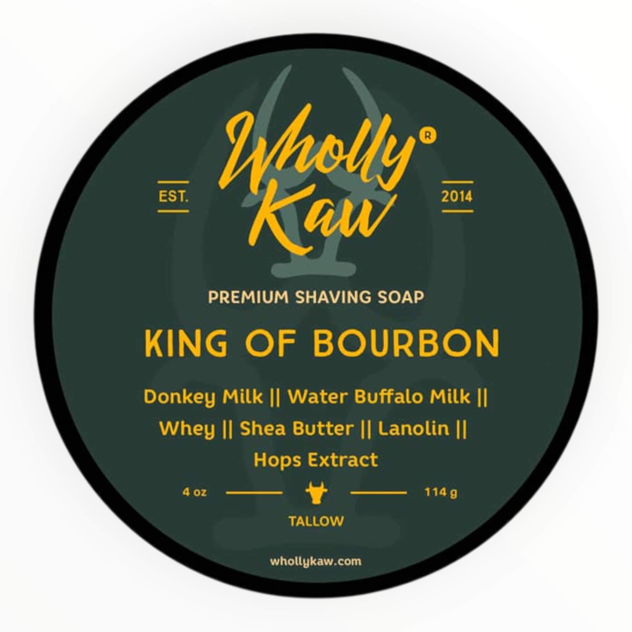 Wholly Kaw Barbersæbe  King Of Bourbon  114