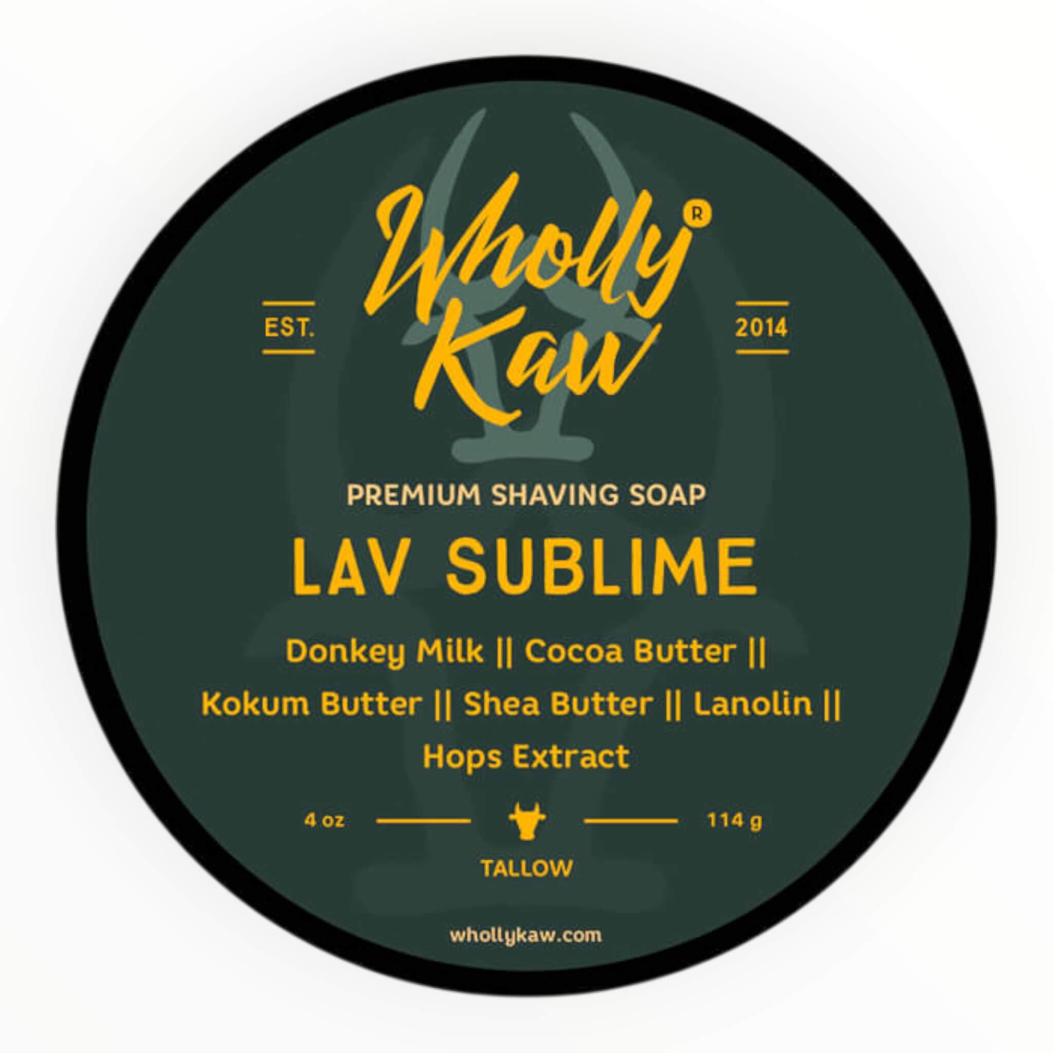 Wholly Kaw Barbersæbe  Lav Sublime  114