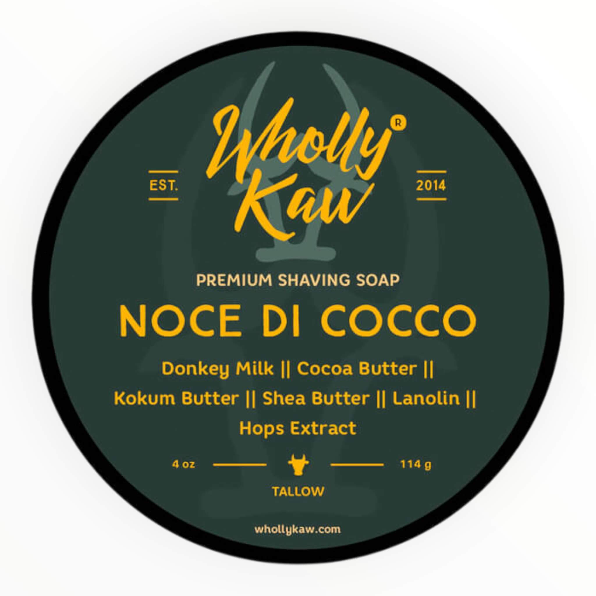 Wholly Kaw Barbersæbe  Noce Di Cocco  114