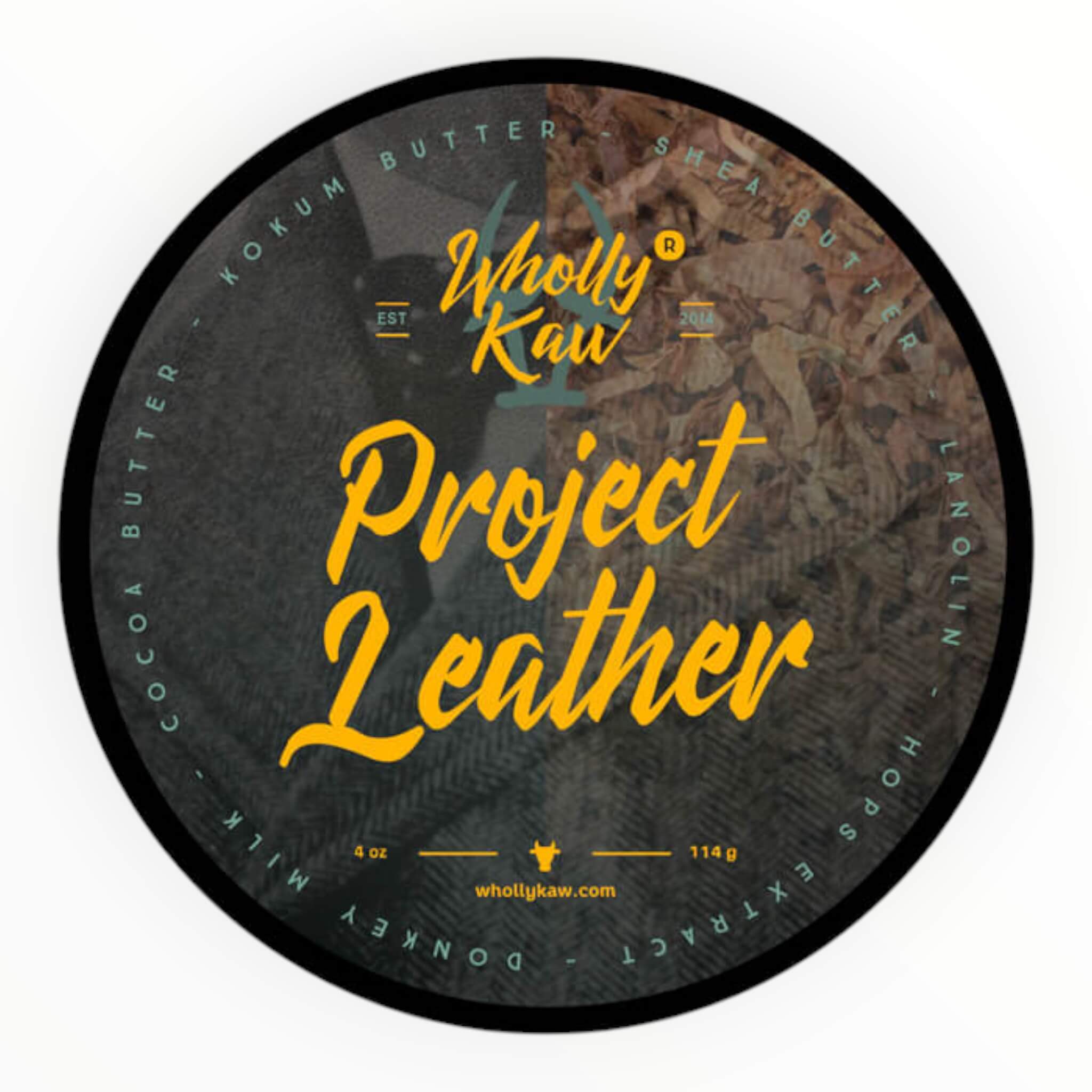 Wholly Kaw Barbersæbe  Project Leather  114