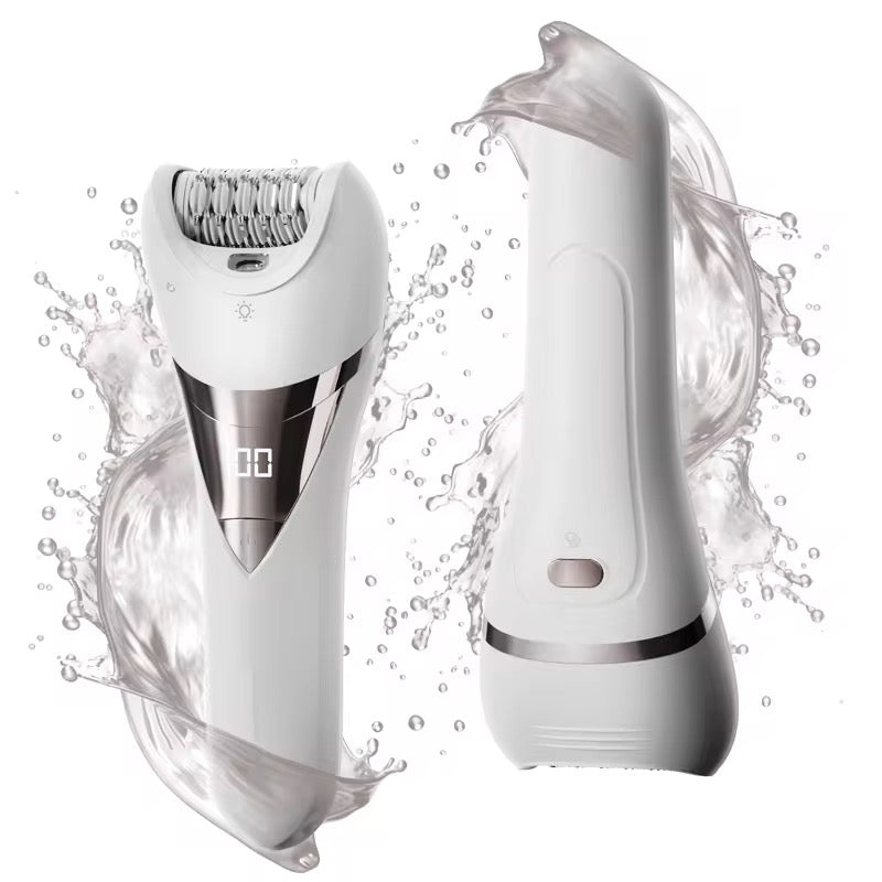 Skyskin Epilator  - -   Vandtæt Epilator   Ladyshaver Med Led-lys