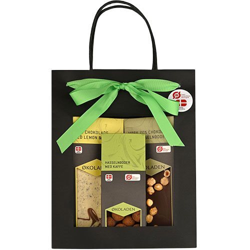 økoladen Gourmet Gavepose Limegrøn    240g