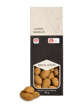 økoladen Lakridsmandler    90g