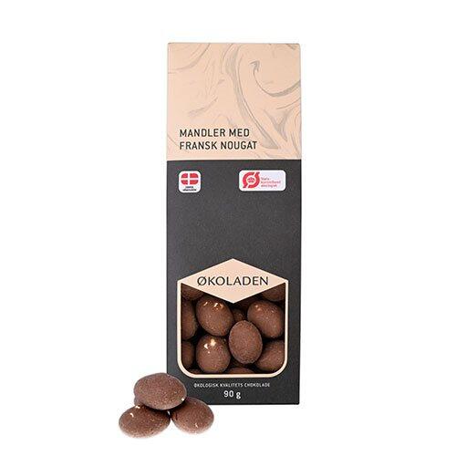 økoladen Mandler    Fransk Nougat    90g