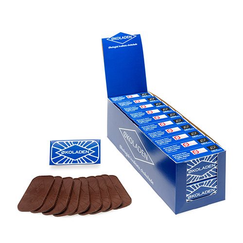 økoladen Pålægschokolade Mørk   Stk    40g