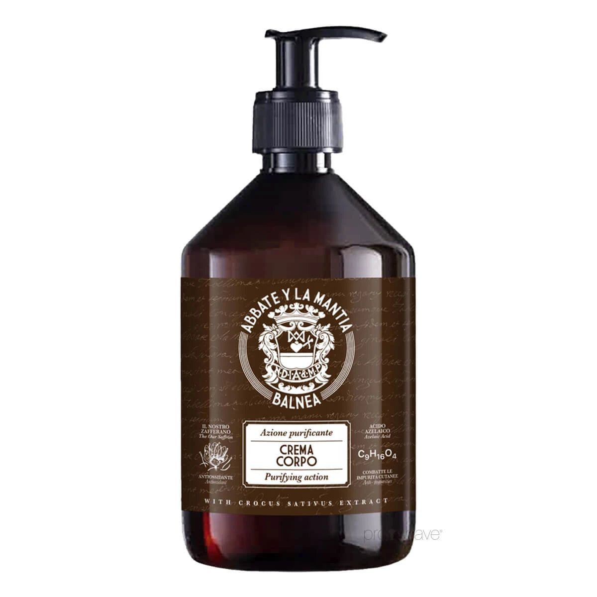 Abbate   La Mantia Body Creme  Mænd  500 Ml