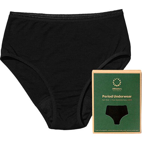 Allmatters High Waist Underwear Moderate-heavy Xxs
