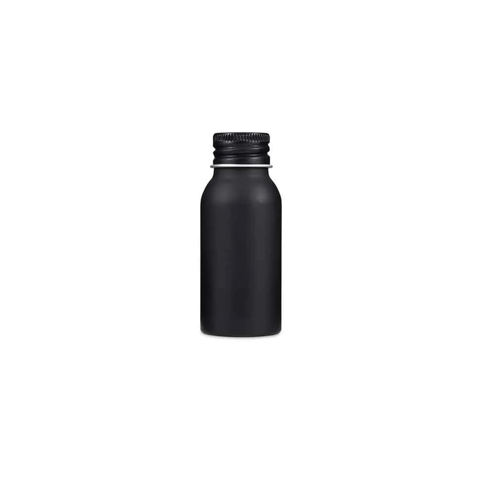50 Ml  Sort Aluminium Flaske