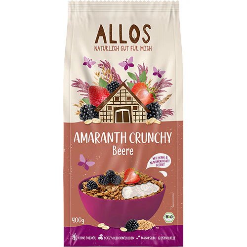 Amarant Granola Bær øko 400 Gram