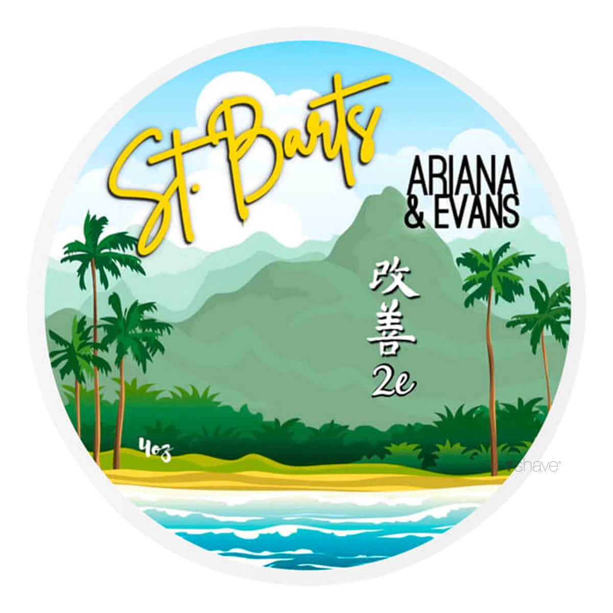 Ariana Evans Barbersæbe St Barts 118 Ml
