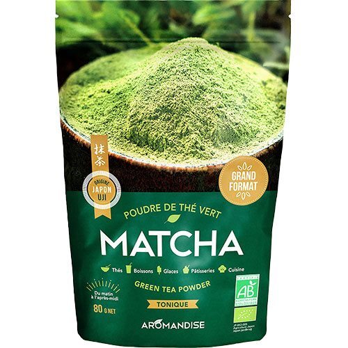 Aromandise Matcha Grøn Te Pulver 80g