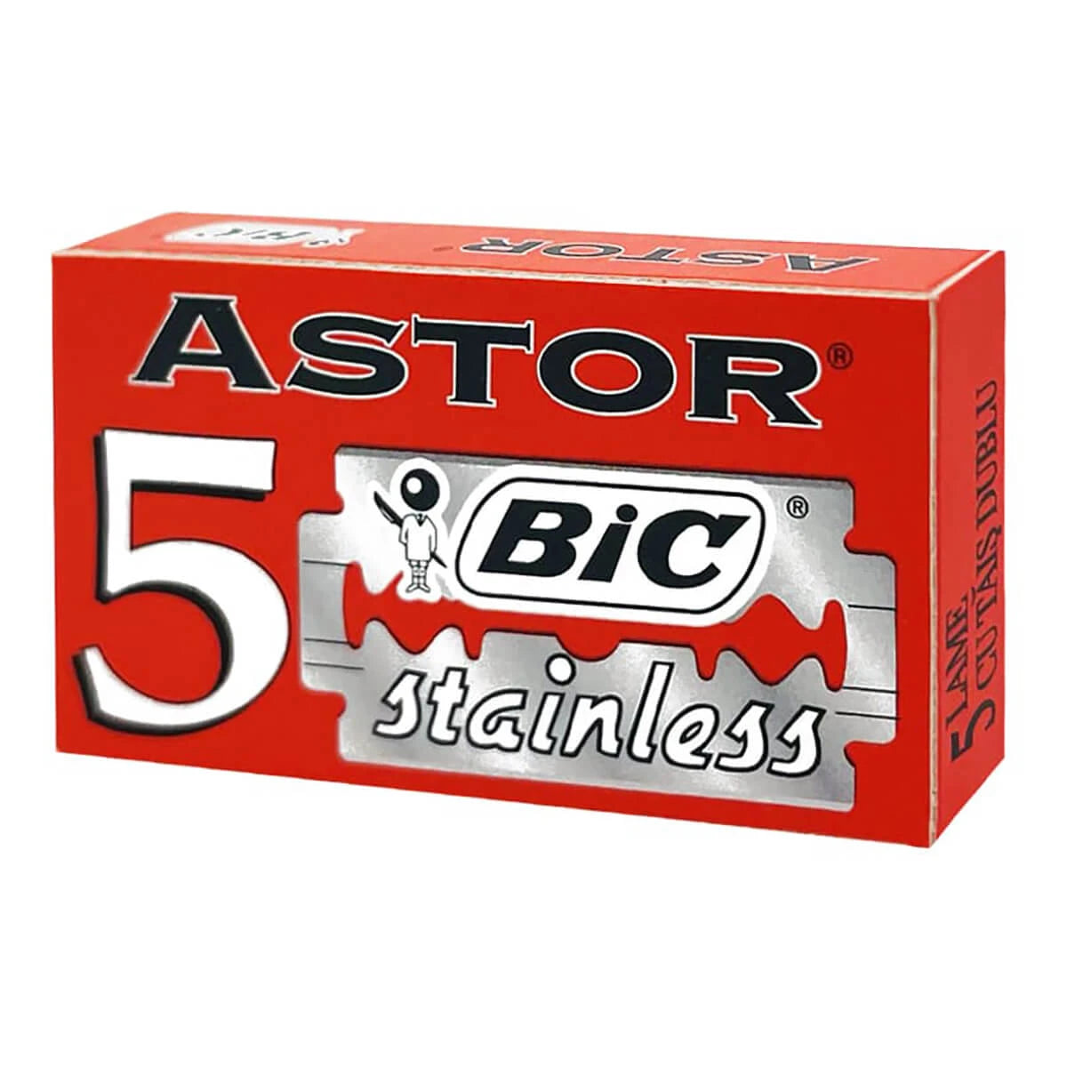 Astor Stainless De-barberblade 2x5 Stk 10 Stk