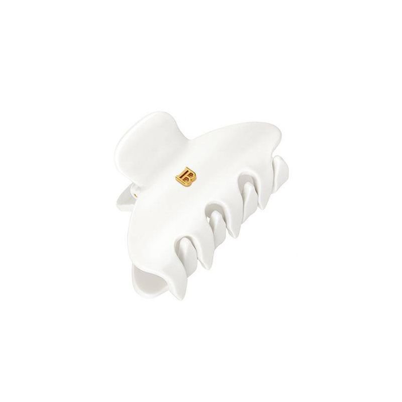 Balmain Cellulose Acetate Pince Cheveux Small White
