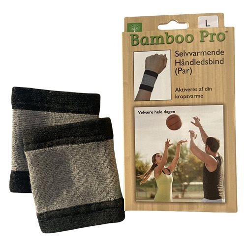 Bamboo Pro Håndledsbind Selvvarmende Str