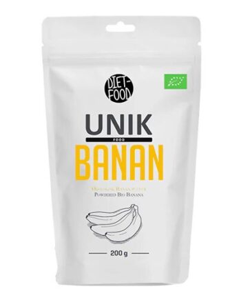 Banan Pulver øko  200 Gram
