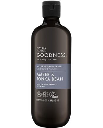 Baylis   Harding Men  Amber   Tonka Bean Shower Gel 500 Ml