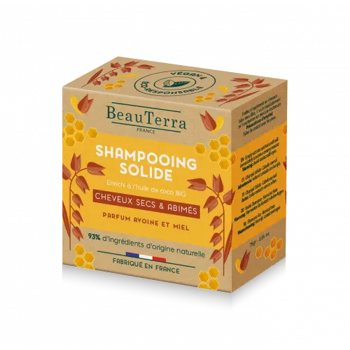 Beau Terra Shampoo Bar Dry And Damaged Hair  75g