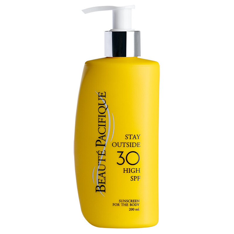 Beaute Pacifique Solcreme Stay Outside 30 Spf Til Hele Kroppen  200ml