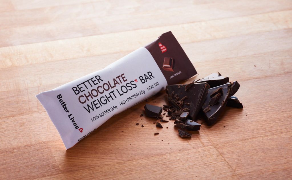Betterlives Protein Weight Loss Bar Crunchy Chokolade