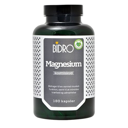Bidro Magnesium 180 Kapsler