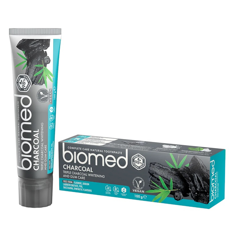 Biomed Charcoal Tandpasta 100 Ml For 126 -