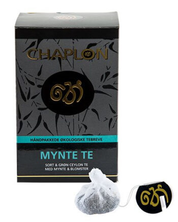 Chaplon Mynte Sort Grøn Te   15 Breve