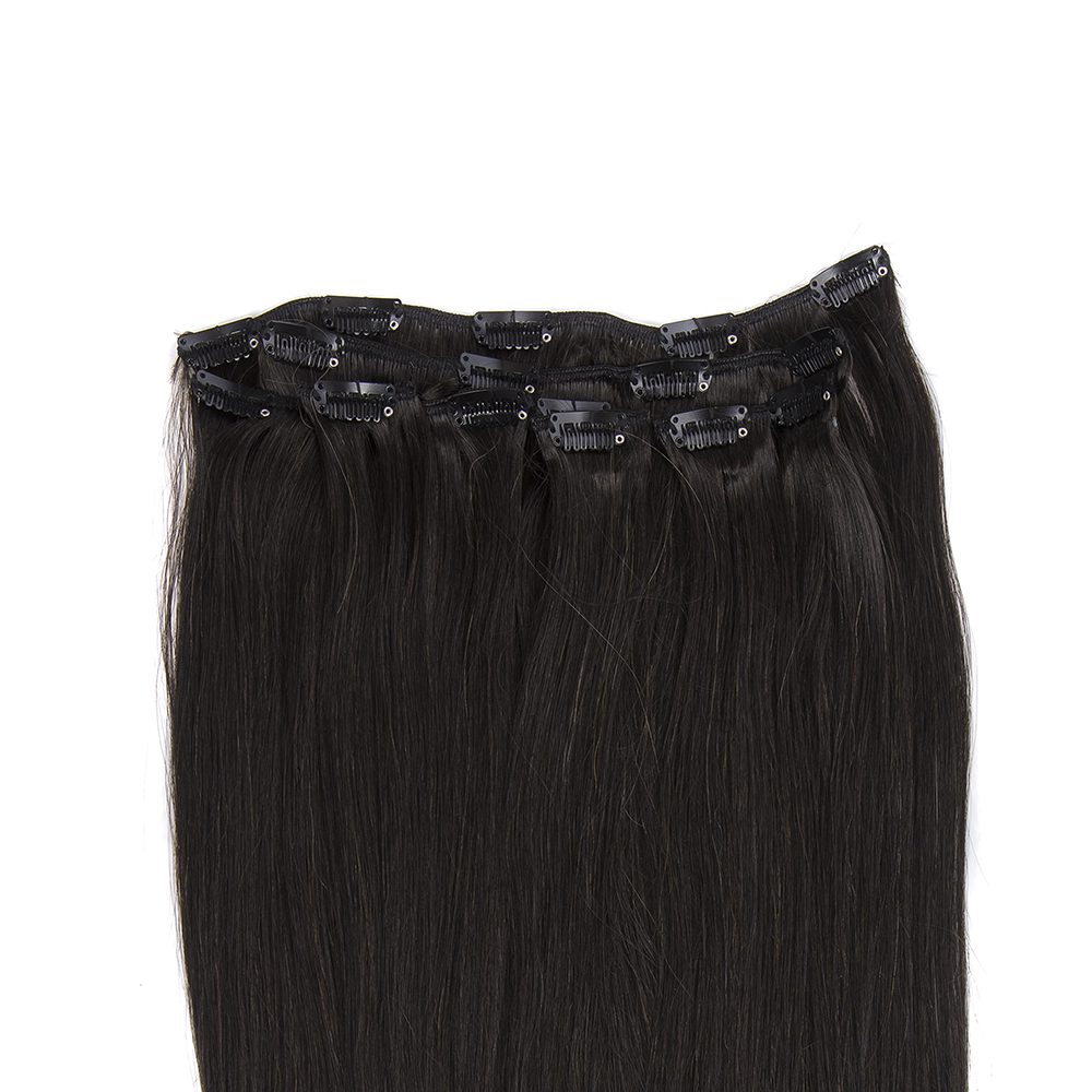 Clip On Extensions Sortbrun 1b