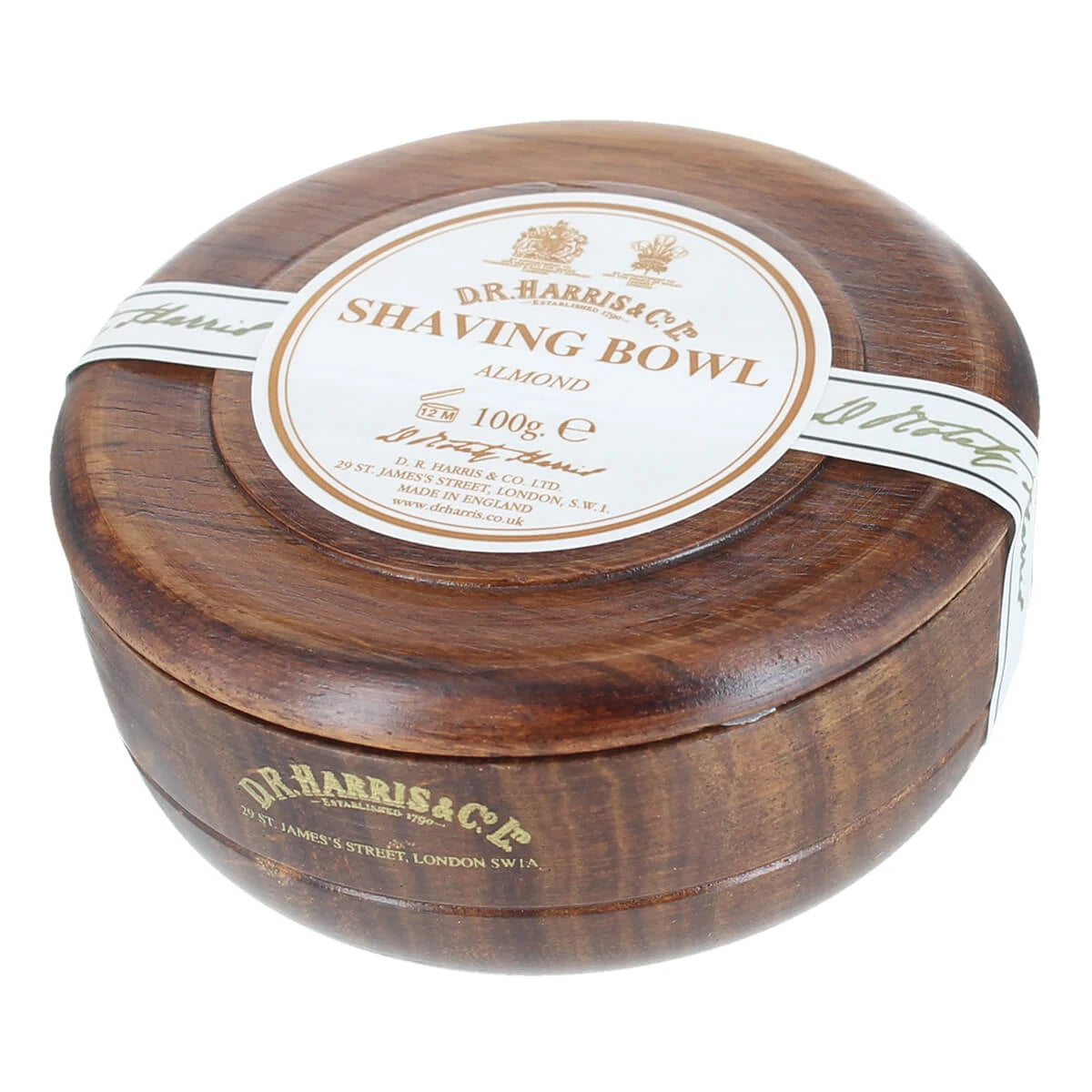 Harris Co Ltd Mandel Barbersæbe Mahogni Træskål 100 Gr