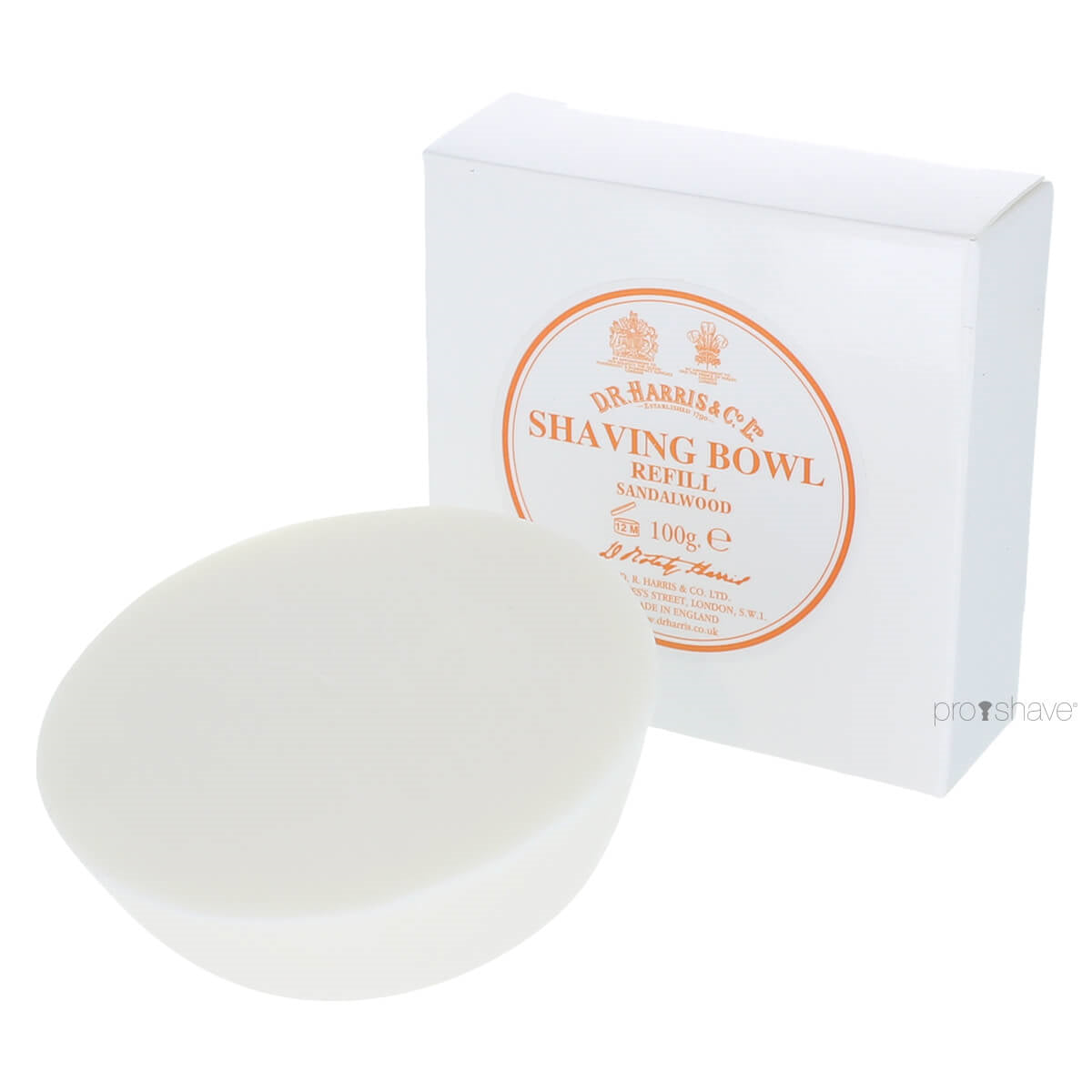 Harris Co Ltd Sandeltræ Barbersæbe Refill 100 Gr