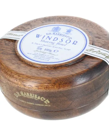Harris   Co  Ltd Windsor Barbersæbe   Mahogni Træskål  100 Gr
