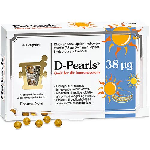 -pearls 38 Mikrogram 40 Kapsler