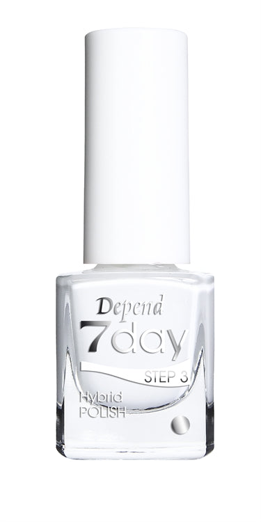 Depend 7day Nail Polish 7005 Pure White Ml
