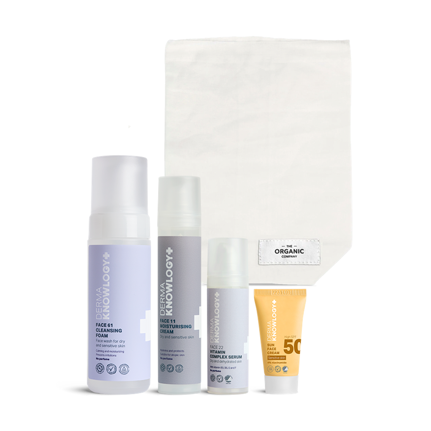 Dermaknowlogy Hudplejesæt Til Tør Hud Ansigtet