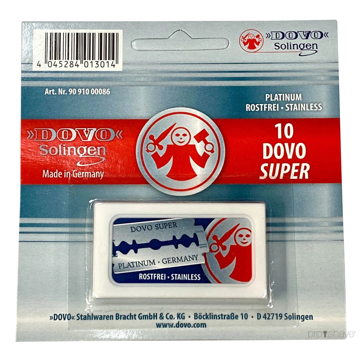 Dovo Solingen Super Platinum De-barberblade 10 Stk