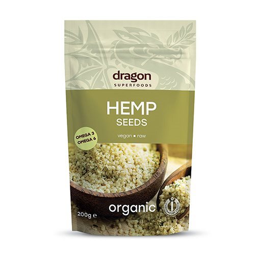 Dragon Superfoods Hampefrø Afskallede    200g