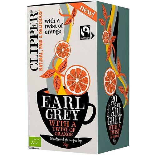 Earl Grey Te    Appelsin Clipper økologisk 20 Breve